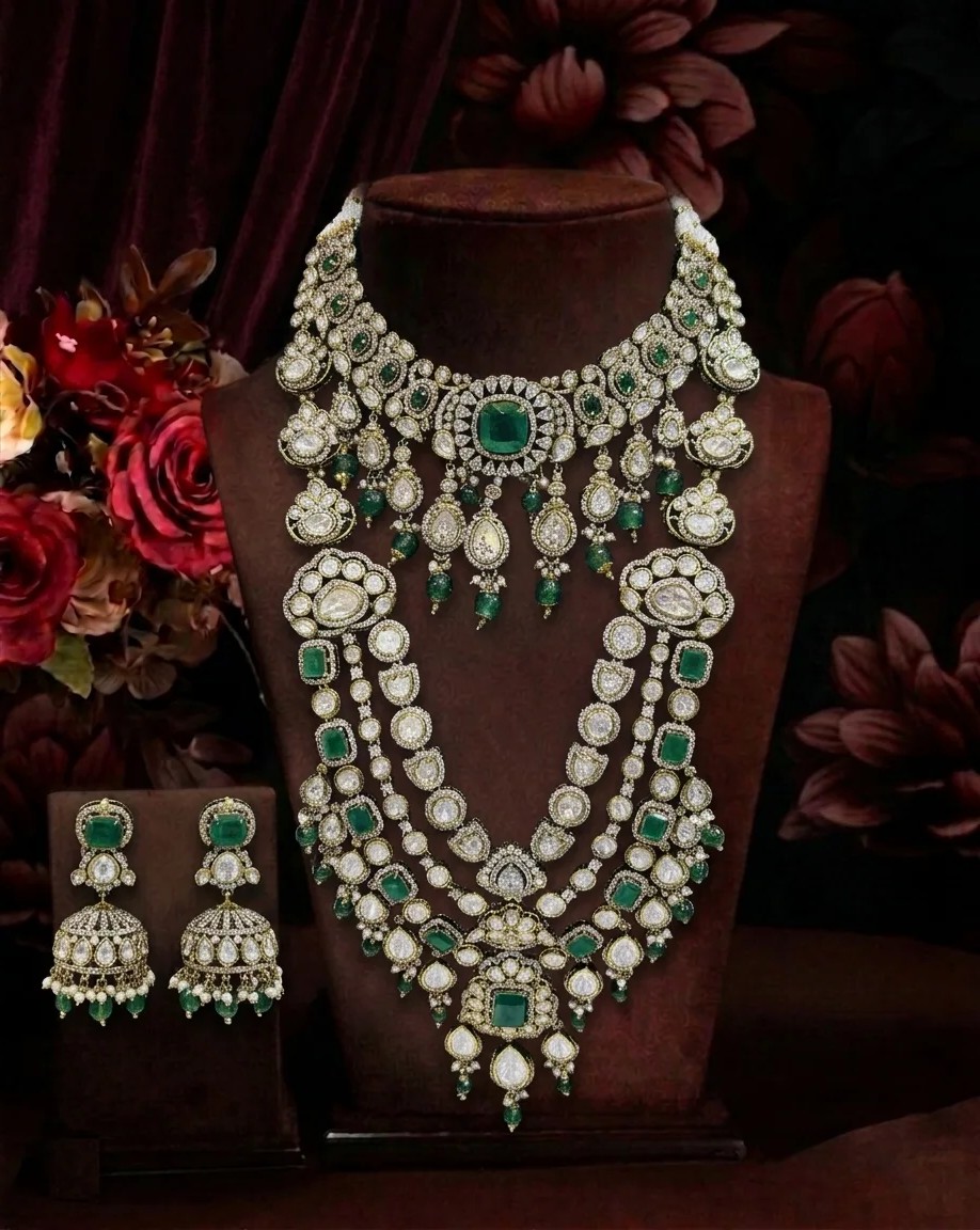 The Nizam Emerald & Polki Grand Royalty Set