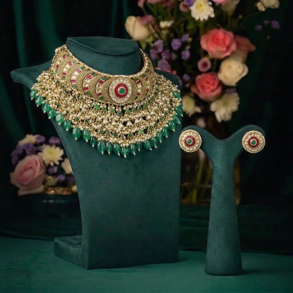 The Empress Emerald & Ruby Grand Choker Set