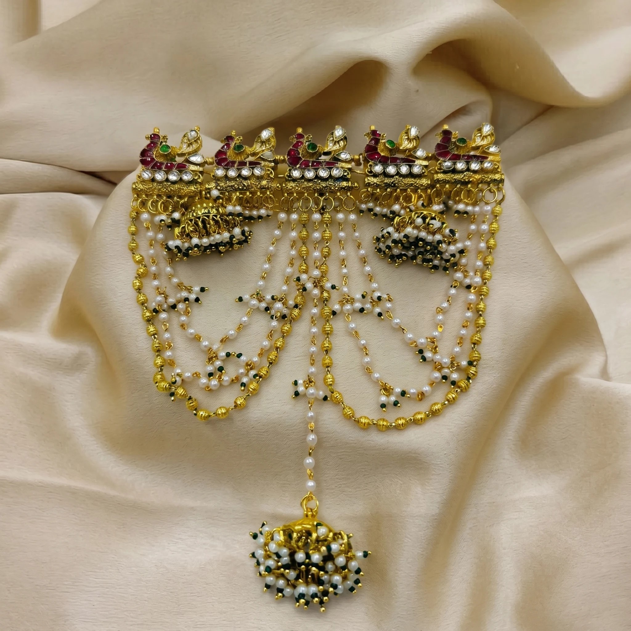 Royal Peacock Pearl Choti