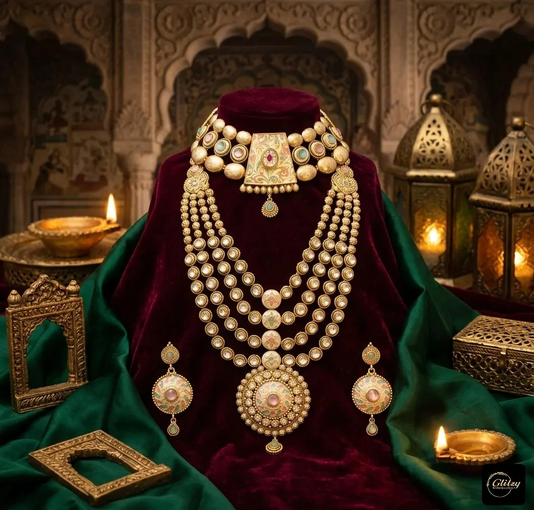 Royal Heritage Kundan Bridal Necklace Set