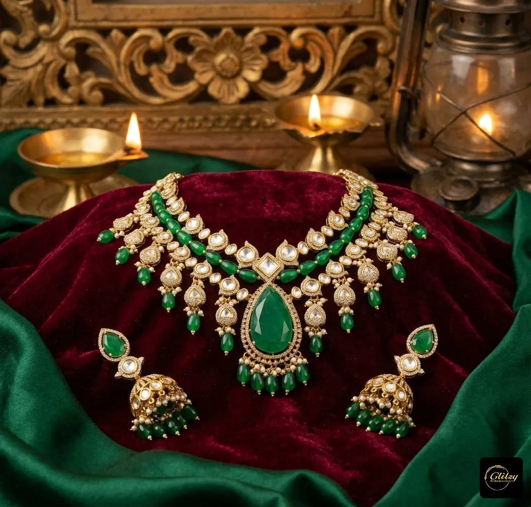 The Royal Emerald & Moissanite Heritage Set