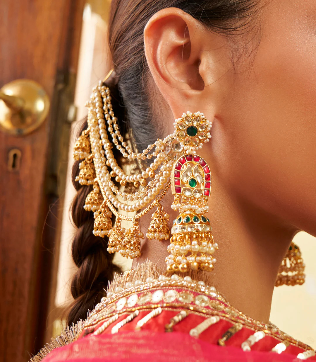 Kaan Phool (Ear Floral Jewelry)
